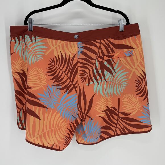 Born Primitive Shorts Mens 42 Tropical Leaf Board Shorts Swim Trunks Beach - Picture 2 of 8